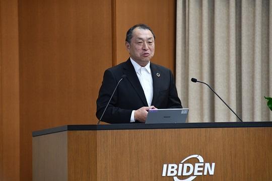 河島社長からの訓示 